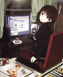 Hd Wallpaper Girl Anime Character Sitting On Chair Infront Of The Table With Computer Monitors Wallpaper Flare But sometimes it's the quiet types who really grab the spotlight, so the new poll: girl anime character sitting on chair