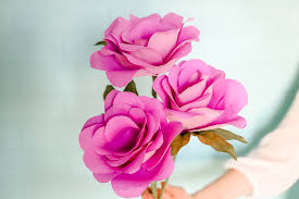 Simple paper flowers craft rose. Simple Paper Flowers Sugar Bee Crafts