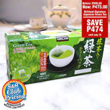 S R Membership Shopping Get That Matcha Fix On Your Tea Score The Kirkland Signature Japanese Green Tea For Just P475 At Any S R Club Near You Until July 16 Only Lovesnr