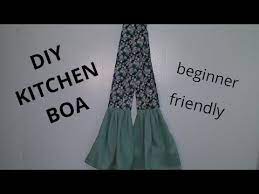 Kitchen Boa You Can Make This Even Beginners Youtube Sewing Projects Free Sewing Design Sewing Projects For Beginners