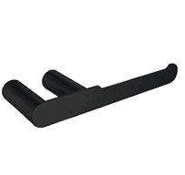 SS304 Toilet Tissue Holder Paper Holder Modern Matt Black Series Wall  Mounted Chinese OEM Supplier