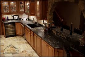 black granite table tuscan kitchen