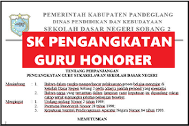 Maybe you would like to learn more about one of these? Contoh Sk Pengangkatan Guru Honorer Gtt Sukarelawan Terbaru Sobang 2