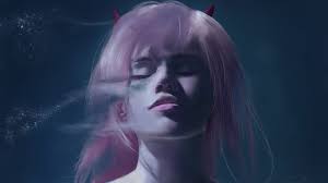 Darling In The FranXX Pink Hair Zero Two With Dark Gray Background Anime,  HD wallpaper