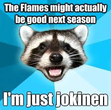 A variant of this logo is also used for the adirondack flames. Hockey Memes On Twitter Lame Pun Coon Calgary Flames Http T Co Ffak9s5x