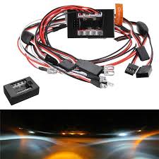 7pcs 8leds Led Light Kit Set Brake Turn Signal For 2 4g 1 10 Rc Car Parts Accessories Rc Parts From Toys Hobbies And Robot On Banggood Com Led Lights For Trucks Rc Car