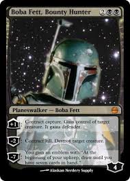 Magic The Gathering Custom Foil Card Boba Fett Planeswalker Magic The Gathering Cards Magic The Gathering The Gathering
