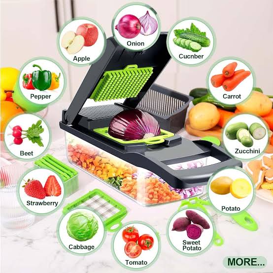 16 in 1 Vegetable Cutter - dice, slice, julienne, and grate various fruits  and vegetables - Top Wholesale Website of Pakistan
