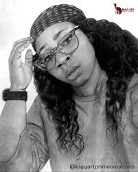 Pencil sketch of tanda va