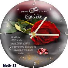 Es gibt belege dafür, dass der 50. Geschenkidee Zum 40 Hochzeitstag Wanduhr Mit Kuppelglas