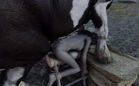Frau fickt mit pferd
