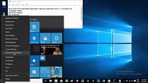 How To Fix The Requested Operation Requires Elevation Error In Windows 10 Youtube