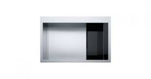 Franke Crystal Line Slimtop Clv 210 Tezgahustu Evye 1 Goz Inox Siyah Cuisine