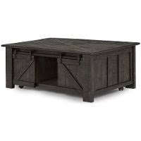 Minimalist coffee table with lift top unit: Transitional Black Lift Top Coffee Table With Storage Garrett Rc Willey