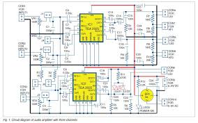 The circuit`s operation starts as the stereo sound signal transports surround sound information on the master volume part of the circuit. Diy Surround Yourself With Sound From Three Channel Audio Amplifier Electronics For You