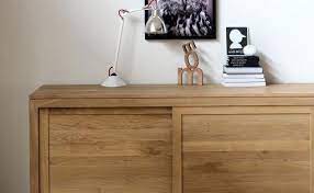 Ethnicraft Pure Oak Sideboard Solid Wood Furniture Credenza Legno Massello Credenza Piccola Arredamento