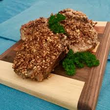 Keto Pecan Crusted Pork Chops In The Air Fryer Recipe In 2020 Pecan Crusted Pork Chops Keto Pork Chops Pork Chops