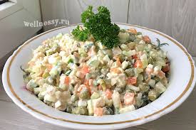 Оливье с копченой курицей и перепелиными яйцами. Pp Olive 3 Dieticheskih Recepta S Poshagovymi Foto