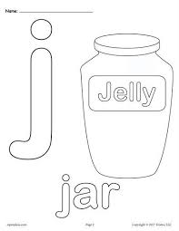 Free printable coloring pages for uppercase and lowercase letters for kids. Letter J Coloring Page Worksheets 99worksheets