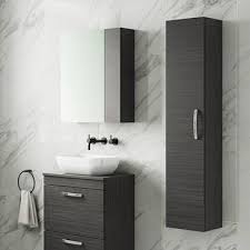 It is also extremely inexpensive to make. Black Bathroom Furniture Cabinets Storage Drench