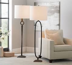 Pottery barn dining room tables fresh toscano dining table stella via: Easton Forged Iron Oval Floor Lamp Pottery Barn