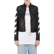Off White C O Virgil Abloh Women S Stripes And Roses Embellished 1 639 Liked On Polyvore Featuring Outerwe Clothes Design Womens Stripes Striped Jacket