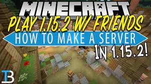 Add and promote your server on the best top list for more players. How To Make A Minecraft Server In 1 15 2 How To Play Minecraft 1 15 2 W Your Friends Youtube