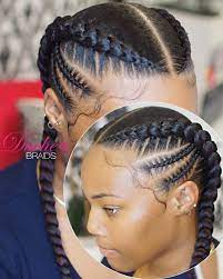 Seal in moisture by using a cream product while braiding and oil your scalp regularly. Kids Hairstyles Tresse Girls Hairstyles Braids Natural Hair Styles Hair Styles