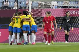 In addition to the olympic h. Marta Scores Twice Brazil Routs China 5 0 At Olympics