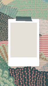  Download Premium Vector Of Blank Photo Frame On Abstract Landscape Warna Koral Bingkai Foto Kolase Foto