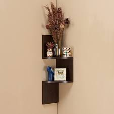 5 out of 5 stars. Home Decor Floating 2 Tier Display Corner Shelf Danya B Qba671sr1 Decorative Wall Decor Walnut Finish Home Kitchen