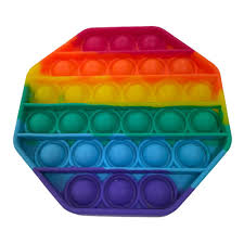Cut it with scissors (free pattern) or with your cutting machine (free svg/dxf files). Pop It Toy Silicone Rainbow Hexagon