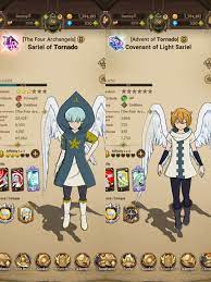 So I just got (Sariel of Tornado) yesterday and I knew he was good so I  level him up but Today I got (Coveneant of Light Sariel) and I'm confused  as to
