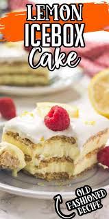 This Lemon Icebox Cake Is The Perfect Dessert Recipe For Summer Graham Crackers Pudding Lem In 2020 Easy Summer Dessert Recipes Lemon Icebox Cake Fast Easy Desserts