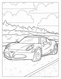 car coloring page