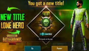 How To Get Lone Hero Title In Pubg Mobile Teknolintang