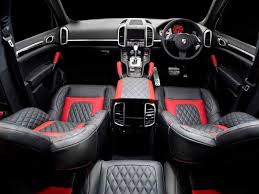 Porsche Cayenne Track Edition Interior With Black And Red Leather Seats Porsche Cayenne Porsche Porsche Cayenne Interior