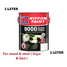 Finishing kayu dengan cat minyak membuat kayu terlihat lebih berkilau dan bercahaya. Buy Ready Stock Harga Murah Nippon Paint 9000 Gloss Finish Page 1 Gloss Paint Cat Minyak Besi Kayu 1liter Seetracker Malaysia