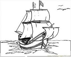 Coloring pages have a great effect on the kid's development. Mayflower Coloring Pages Coloring Home