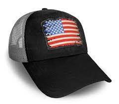 Distressed Us Flag Snapback Hat Snapback Hats Mens Trucker Hat Hats