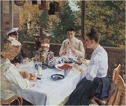 Русский чай спасает в жару