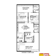 Great ideas for building that dream home on the difficult lot! House Plan For 25 Feet By 53 Feet Plot Plot Size 147 Square Yards Gharexpert Com