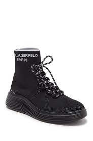 Karl Lagerfeld Paris High Top Knit Sneaker Nordstrom Rack