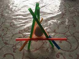 This way each side has 4 straws sticking out. Easy And Lightweight Egg Drop Protection Device 5 Steps Instructables