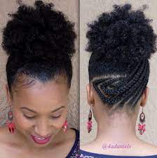 50 Updo Hairstyles For Black Women Ranging From Elegant To Eccentric Black Natural Hairstyles Natural Hair Styles Hair Styles