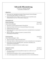 It follows a simple resume format, with name and address bolded at the top, followed by objective, education, experience. Free Traditional Elegance Cv Resume Template In Microsoft Word Docx Creativebooster