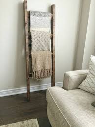 Rustic Wood Blanket Ladder Rustic Towel Ladder Rack Nursery Decor Housewarming Gift Farmhouse Ladder Rustic Ladder Decor Industrial Chic Decor Wood Blanket Ladder