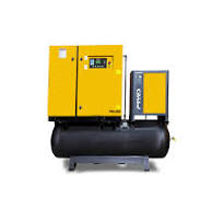 10hp Tank Mounted Screw Air Compressor at Best Price in ...