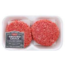 H E B Ground Chuck 1 3 Lb Beef Patties 80 Lean Shop Meat At H E B