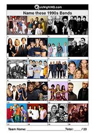 A lot of individuals admittedly had a hard t. Famous Musicians 007 90s Bands Quiznighthq